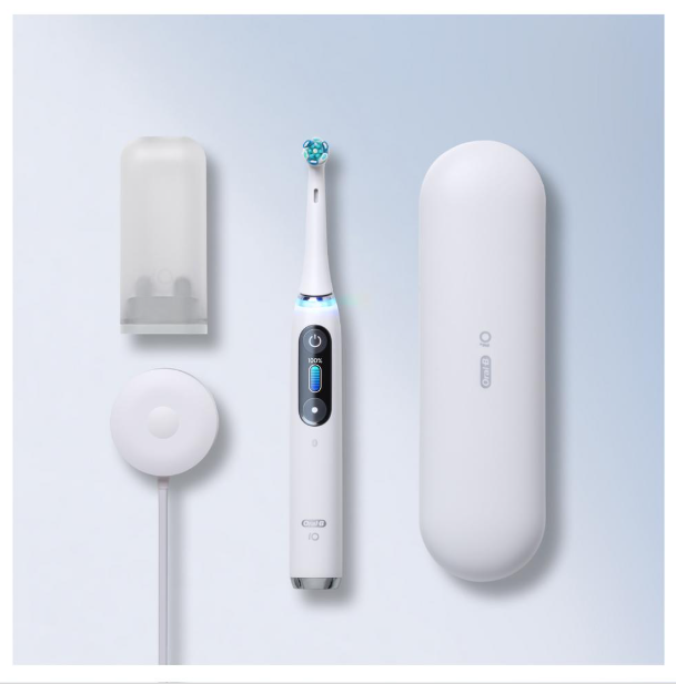 Электрическая зубная щетка Oral-B iO 9 White Alabaster Электрическая зубная щетка Oral-B iO 9 White Alabaster