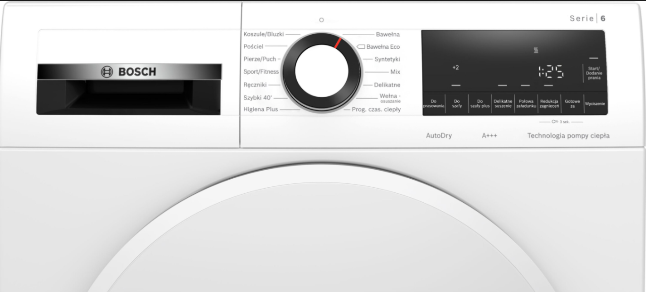 Сушильная машина с тепловым насосом Bosch WQG233DPPL