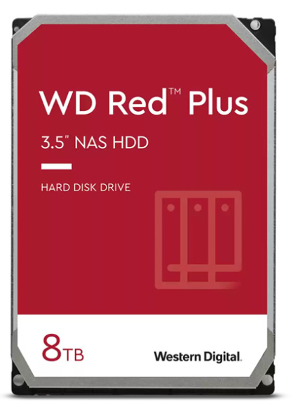 Жесткий диск 8000Gb WD 256Mb SATA WD80EFPX RED PLUS NAS