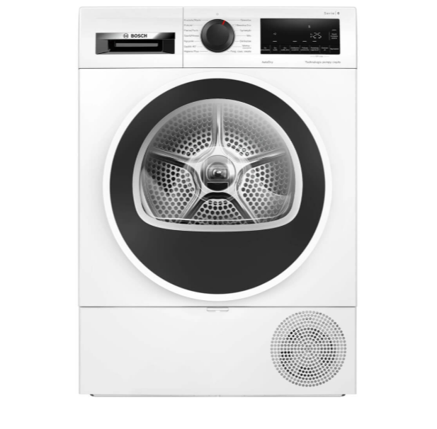Сушильная машина с тепловым насосом Bosch WQG233DFPL (Serie6 / 61, 3см / 8кг / AutoDry / EaseClean / AntiVibration Design / А+++)