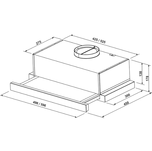 Вытяжка Eleyus TLS L14 150 50IS