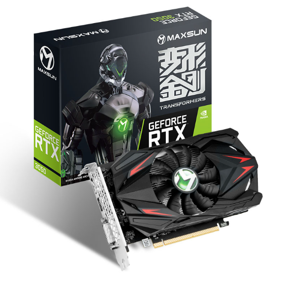 Видеокарта MAXSUN GeForce RTX3050 Transformer 6G S1