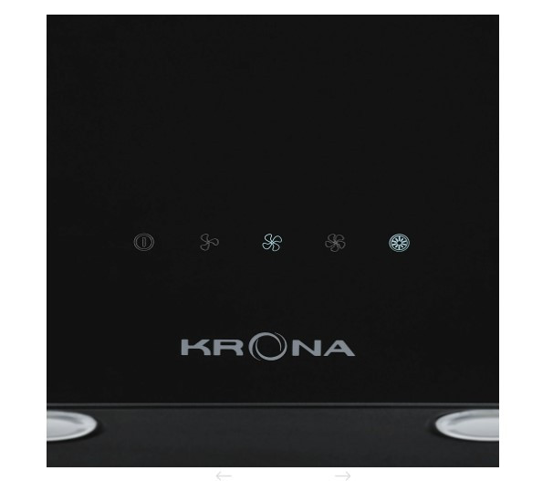 Наклонная вытяжка KRONA HELGA 600 black S