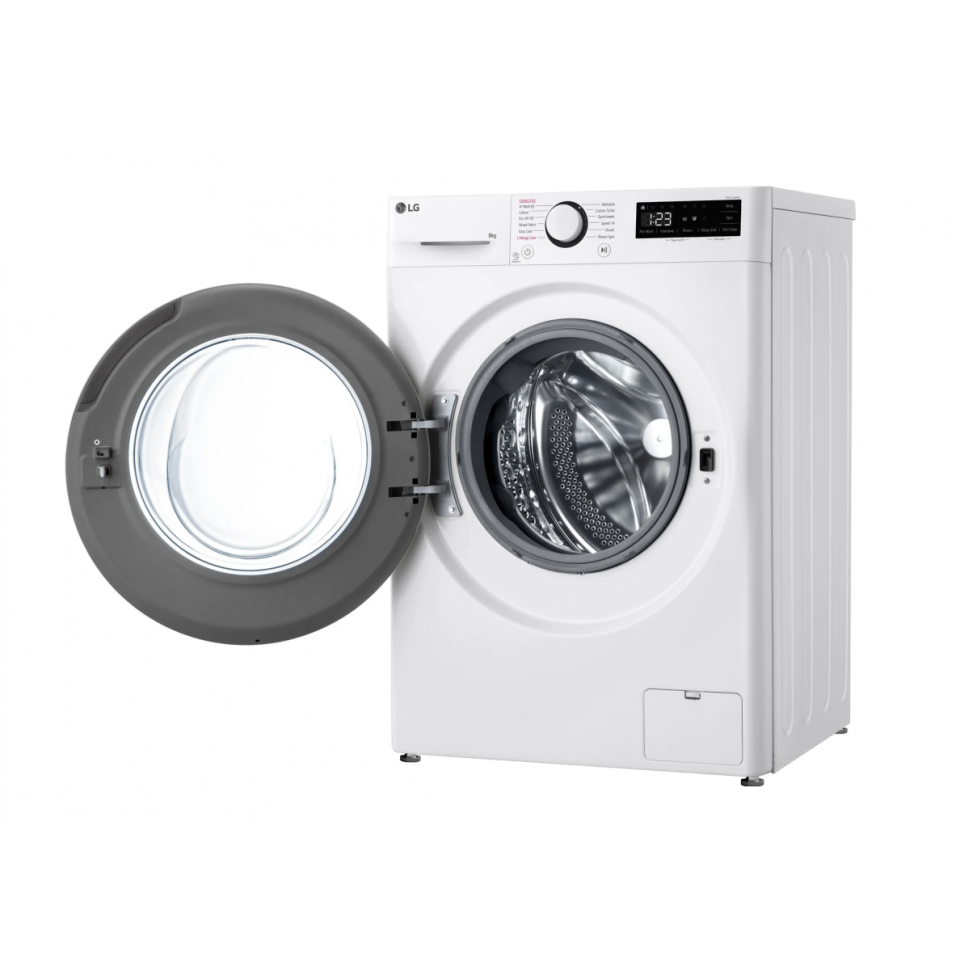 Стиральная машина LG F2WR508SBW (47.5см / 8кг / 1200об / пар / добавление белья / AI DD ™ / Steam™ / Inverter Direct Drive / A+++)