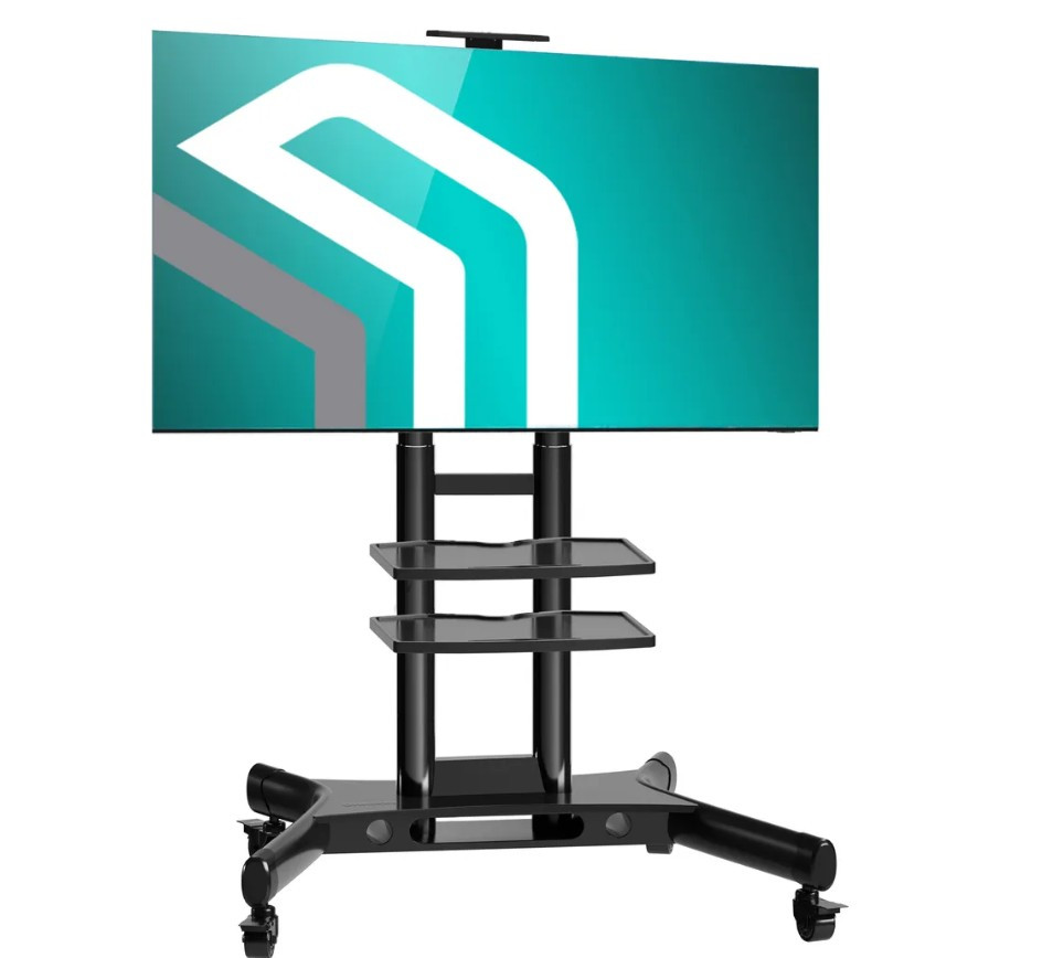 Мобильная стойка для ТВ ONKRON TS1552 чёрный, для 40"-70", нагрузка до 60, 5 кг, регулировка высоты - 1200 - 1500 мм Мобильная стойка для ТВ ONKRON TS1552 чёрный, для 40"-70", нагрузка до 60, 5 кг, регулировка высоты - 1200 - 1500 мм