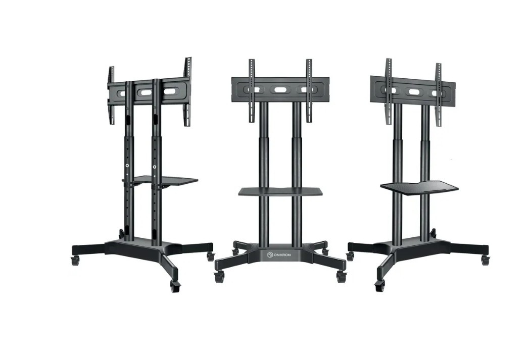 Мобильная стойка для ТВ ONKRON TS1351 чёрный, для 32"-65", нагрузка до 50 кг, регулировка высоты - 1200 - 1500 мм Мобильная стойка для ТВ ONKRON TS1351 чёрный, для 32"-65", нагрузка до 50 кг, регулировка высоты - 1200 - 1500 мм