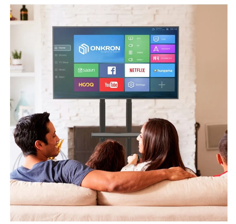 Мобильная стойка для ТВ ONKRON TS1351 чёрный, для 32"-65", нагрузка до 50 кг, регулировка высоты - 1200 - 1500 мм Мобильная стойка для ТВ ONKRON TS1351 чёрный, для 32"-65", нагрузка до 50 кг, регулировка высоты - 1200 - 1500 мм