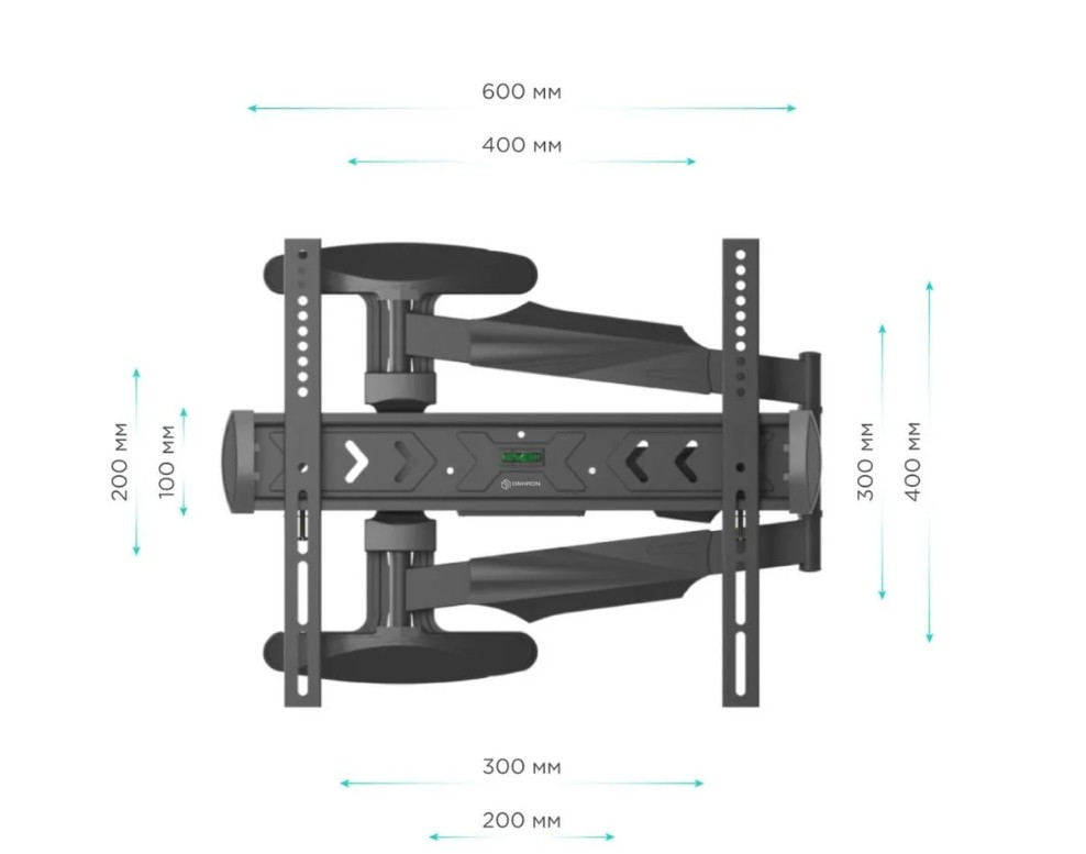 Кронштейн для ТВ ONKRON NP47 чёрный, для 40"-75"