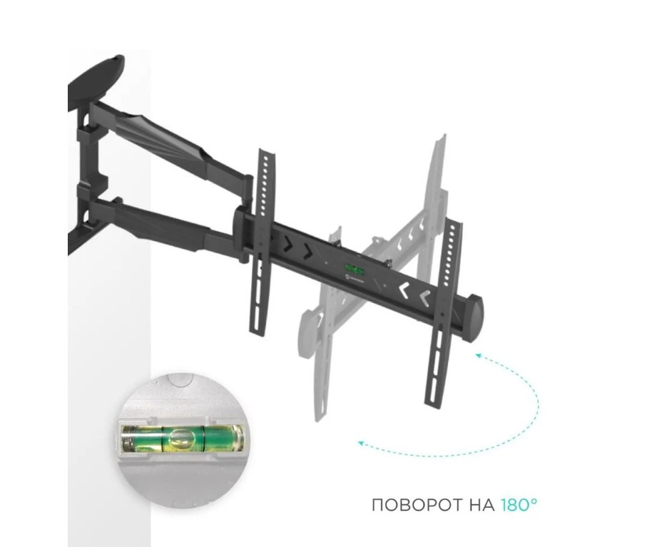 Кронштейн для ТВ ONKRON NP47 чёрный, для 40"-75"