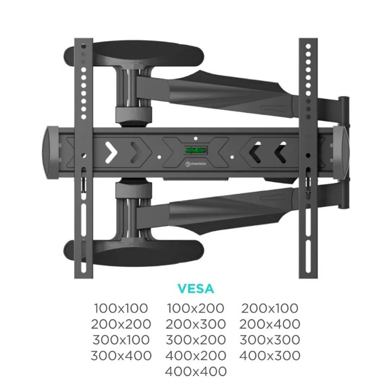 Кронштейн для ТВ ONKRON NP47 чёрный, для 40"-75"