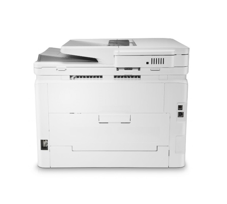 Мфу HP Color LaserJet Pro M283fdw, принтер/сканер/копир/факс, разрешение печати 600x600 dpi, скорость печати 21 стр/мин ч/б и цвет, сканер 600x600 dpi, устройство автоподачи оригиналов одностороннее 50 листов, автоматический дуплекс, запас бумаги 250 лист