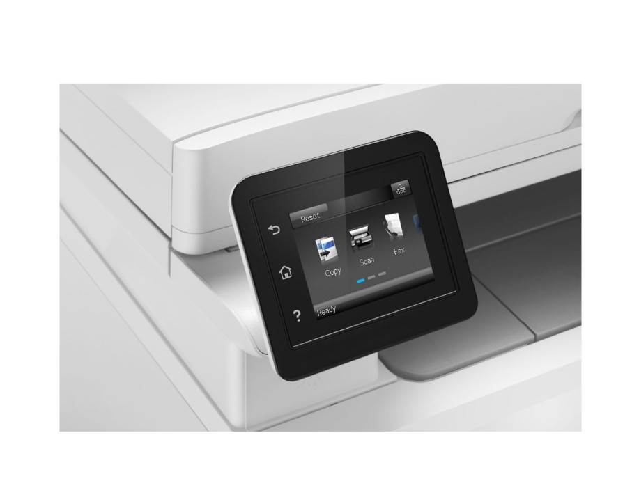 Мфу HP Color LaserJet Pro M283fdw, принтер/сканер/копир/факс, разрешение печати 600x600 dpi, скорость печати 21 стр/мин ч/б и цвет, сканер 600x600 dpi, устройство автоподачи оригиналов одностороннее 50 листов, автоматический дуплекс, запас бумаги 250 лист