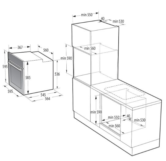 Духовой шкаф с добавлением пара Gorenje BSA6747A04BG