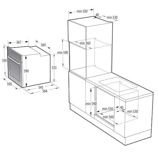 Духовой шкаф Gorenje BOSX6737E03B