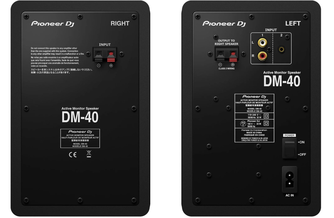 Акустическая система PIONEER DJ DM-40, черный