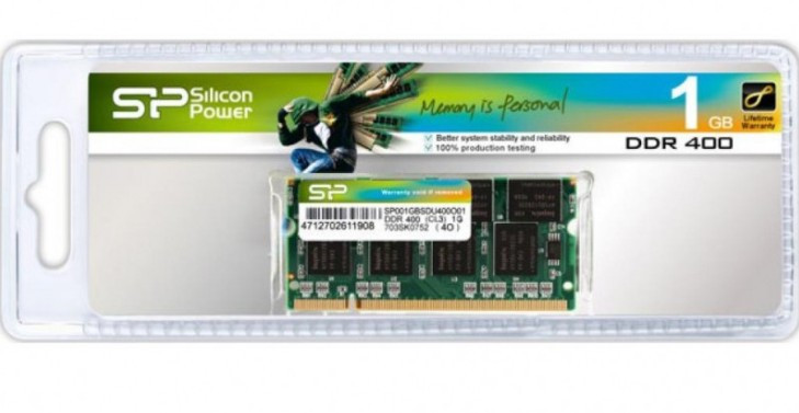 Оперативная память 1 GB 1 шт. Silicon Power SP001GBSDU400O01