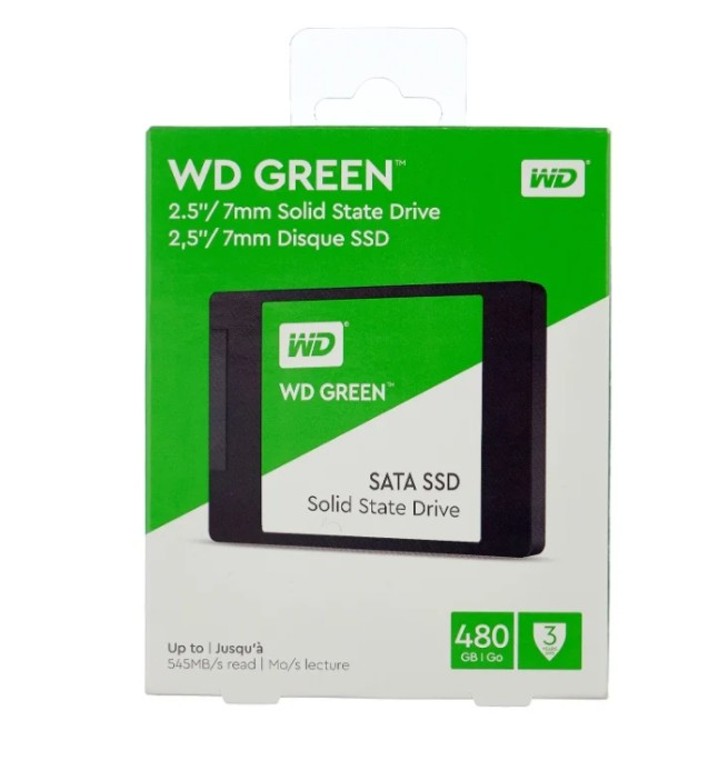 Твердотельный накопитель Western Digital WD Green SATA 480 GB (WDS480G2G0A) Твердотельный накопитель Western Digital WD Green SATA 480 GB (WDS480G2G0A)