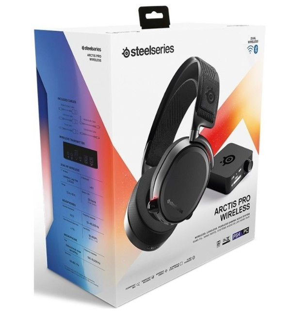 Компьютерная гарнитура STEELSERIES Arctis Pro Wireless, черный