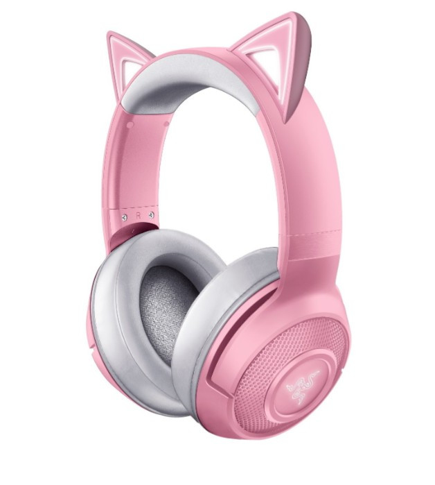 Компьютерная гарнитура RAZER Kraken BT Kitty Edition, розовый