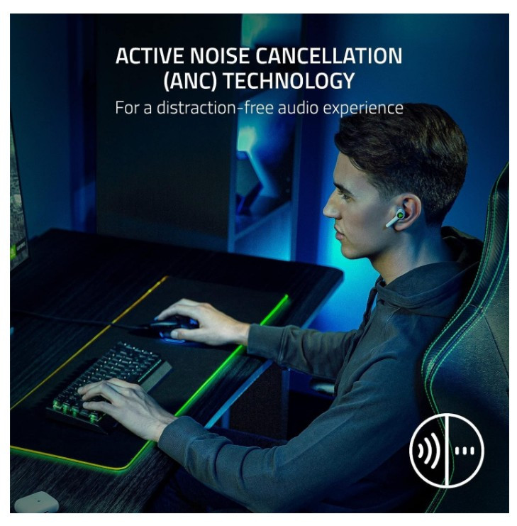 Компьютерная гарнитура RAZER Hammerhead HyperSpeed (PlayStation Licensed), белый Компьютерная гарнитура RAZER Hammerhead HyperSpeed (PlayStation Licensed), белый