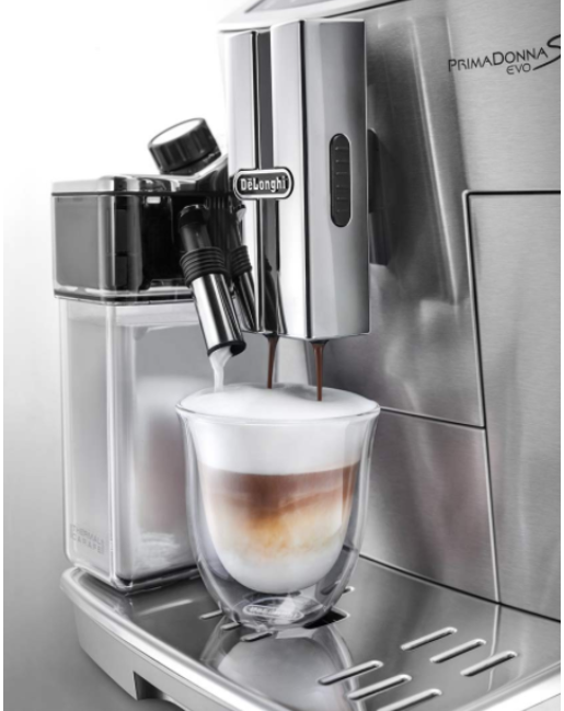 Кофемашина De'Longhi PrimaDonna S Evo ECAM 510.55.M Кофемашина De'Longhi PrimaDonna S Evo ECAM 510.55.M