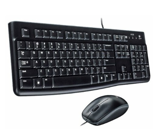 Комплект клавиатура+мышь Logitech MK120 Desktop Black USB (920-002561)