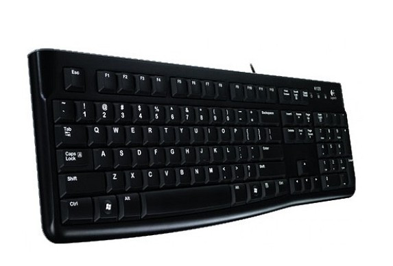 Клавиатура Logitech K120 (USB, waterproof, low profile) OEM 920-002522