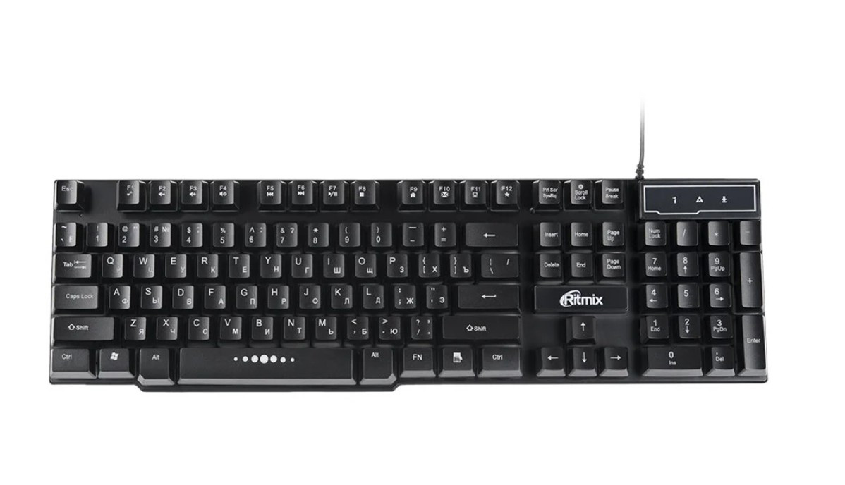 Клавиатура Ritmix RKB-200BL Black Клавиатура Ritmix RKB-200BL Black