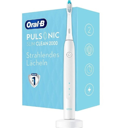 Зубная щетка электрическая Braun Oral-B Pulsonic Slim Clean 2000 White