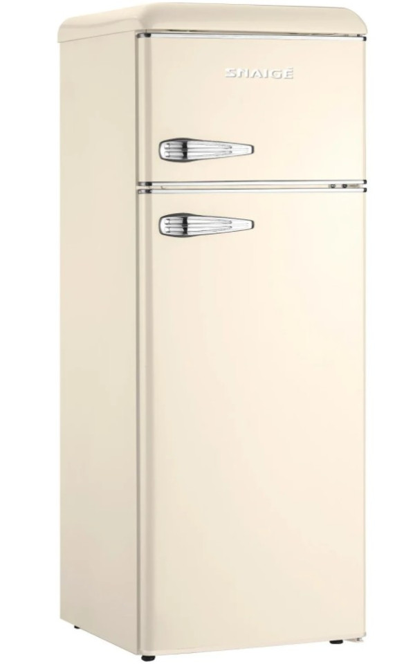 Холодильник Snaige FR24SM-PRC30E Retro крем/серебро