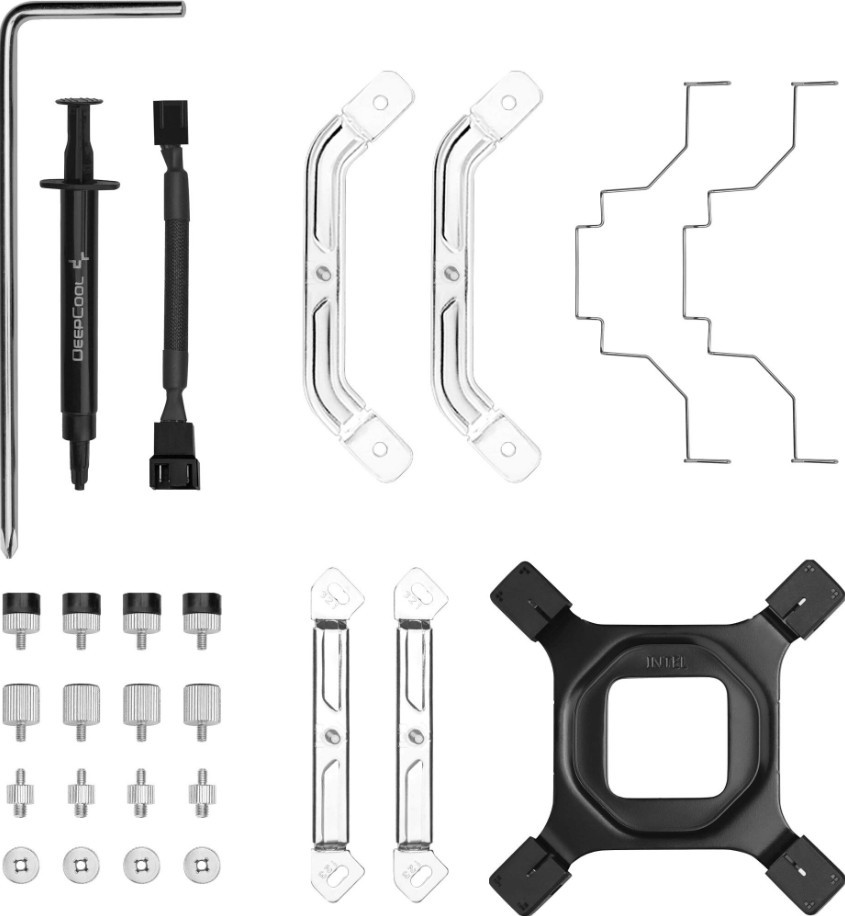 Кулер для процессора DEEPCOOL AK500 Digital белый