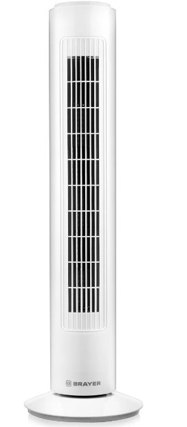 Напольный вентилятор BRAYER BR4952, белый