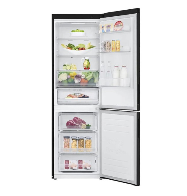 Холодильник LG GBB61BLHEC черный