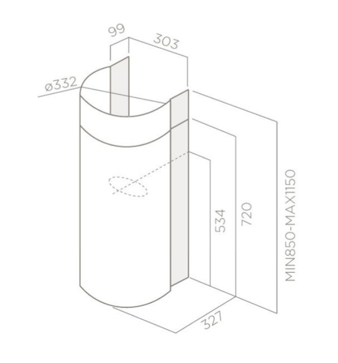 Вытяжка Elica Stone IX/A/33