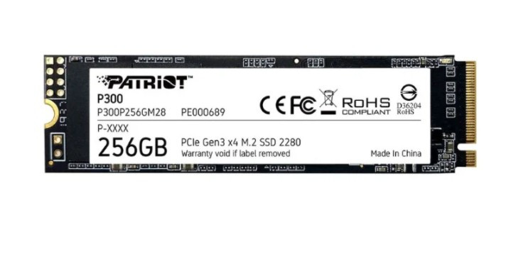 Твердотельный накопитель Patriot Memory 256 GB (P300P256GM28) Твердотельный накопитель Patriot Memory 256 GB (P300P256GM28)
