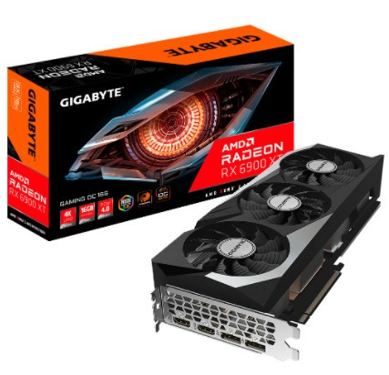 Видеокарта GIGABYTE RX 6900 XT GAMING OC 16G (GV-R69XTGAMING OC-16GD) Видеокарта GIGABYTE RX 6900 XT GAMING OC 16G (GV-R69XTGAMING OC-16GD)