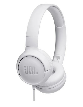 Наушники с микрофоном JBL T500 White Наушники с микрофоном JBL T500 White
