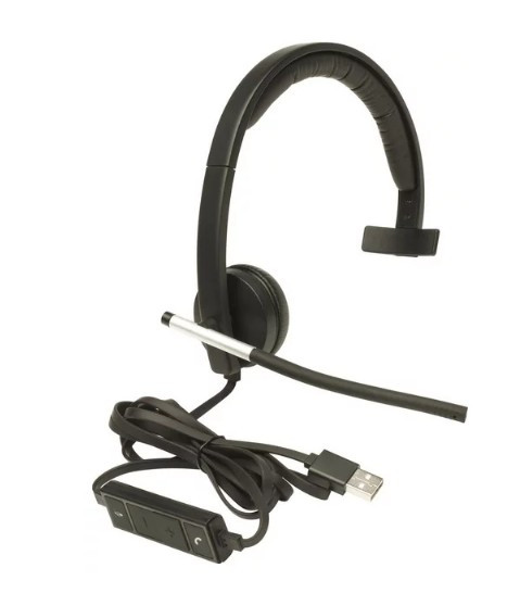 Наушники с микрофоном Logitech H650e Headset Mono USB (981-000514) Наушники с микрофоном Logitech H650e Headset Mono USB (981-000514)