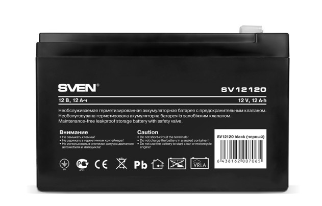 Батарея SVEN SV12120 / 12V/12Ah