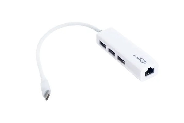 USB-концентратор KS-is KS-339, разъемов: 3, white
