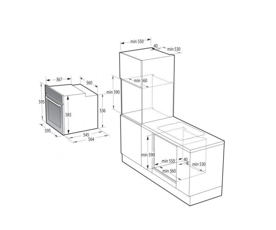 Духовой шкаф Gorenje BO6725E02BG