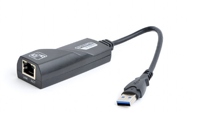 Сетевой адаптер USB 3.0 to RJ45 Gigabit Ethernet Gembird NIC-U3-02 Сетевой адаптер USB 3.0 to RJ45 Gigabit Ethernet Gembird NIC-U3-02
