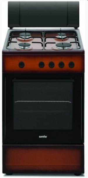 Плита газовая SIMFER F 56GD42017 Плита газовая SIMFER F 56GD42017