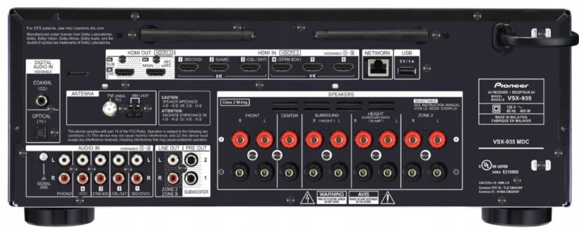 AV-Ресивер Pioneer VSX-935, черный AV-Ресивер Pioneer VSX-935, черный