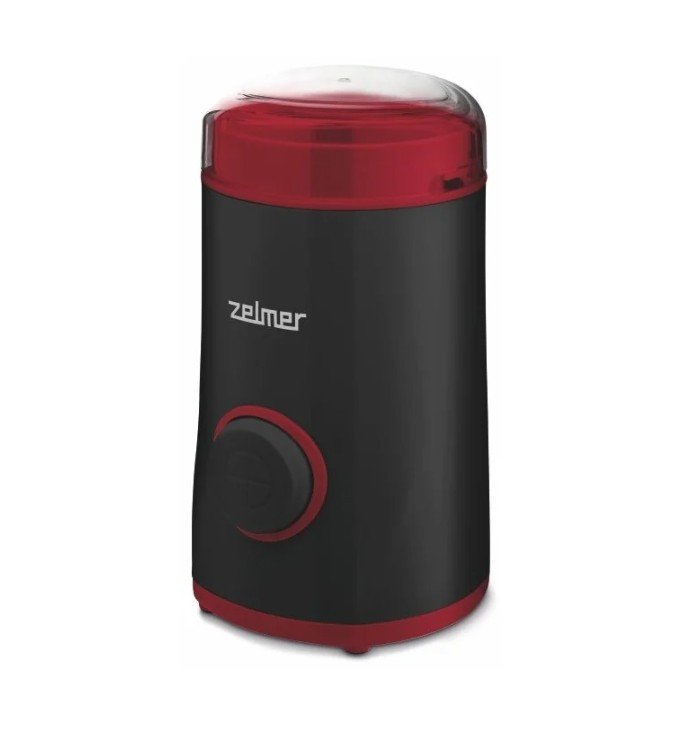 Кофемолка Zelmer ZCG7325B, черный/красный