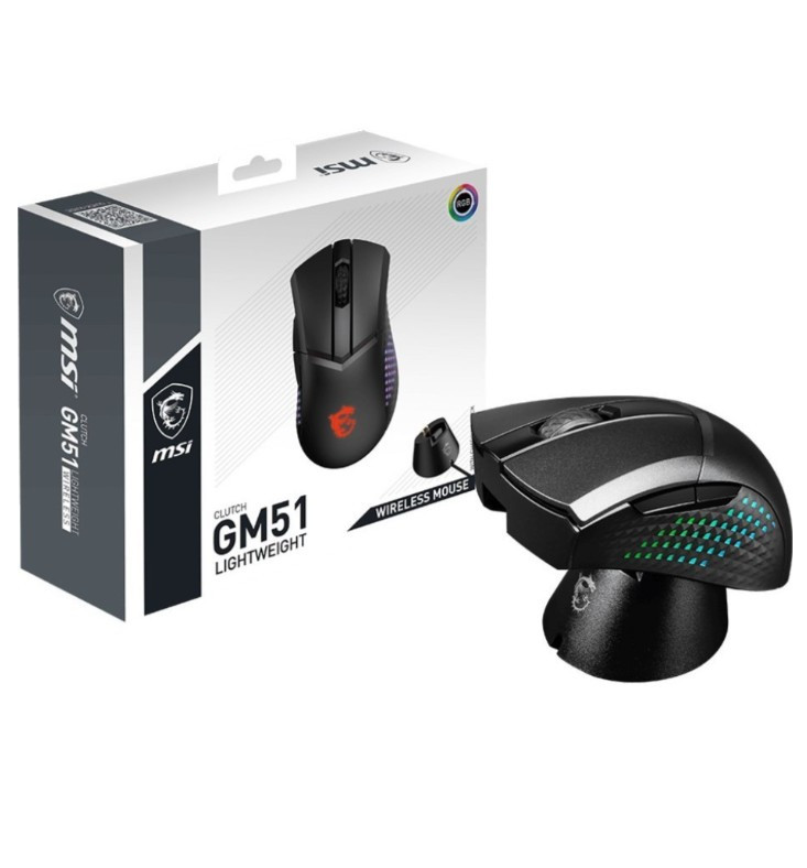 Игровая мышь MSI Clutch GM51 Lightweight Wireless
