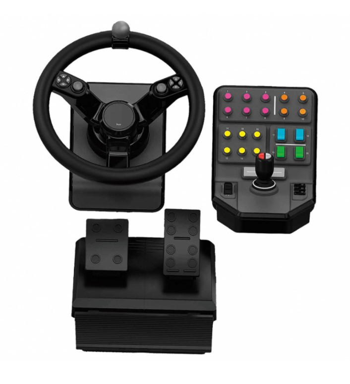 Комплект для управления тяжелой техникой LOGITECH G Heavy Equipment Bundle Farm Controller (945-000062) Комплект для управления тяжелой техникой LOGITECH G Heavy Equipment Bundle Farm Controller (945-000062)