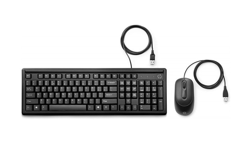 Комплект клавиатура+мышь НР 160 Black <6HD76AA> Комплект клавиатура+мышь НР 160 Black <6HD76AA>