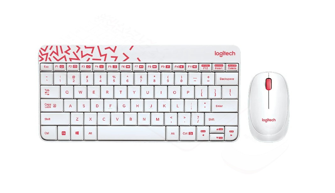 Беспроводной комплект клавиатура+мышь Logitech MK240 Nano WHITE (920-008212)