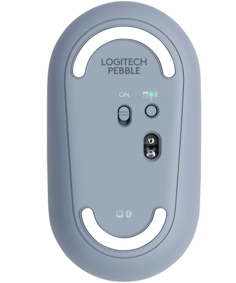 Беспроводная мышь Logitech Pebble M350 Blue Grey (910-005719) Беспроводная мышь Logitech Pebble M350 Blue Grey (910-005719)